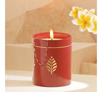 Bougie bijou cadeau bracelet perles