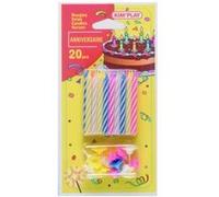 Cofalu Kimplay 20 Bougies Multicolores
