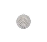 bougie boule ø9.2*h8.7cm tropical coloris gris Gris
