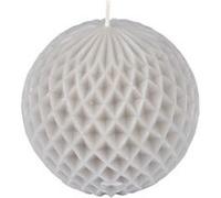 bougie boule ø9.2*h8.7cm tropical coloris gris Gris G