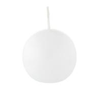 Bougie boule Blanc 4 cm, 12 bougies, Bougie ronde