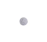 HOMEA Bougie Cordage Boule diamètre 9.5h9cm Blue Wave Coloris Bleu Clair