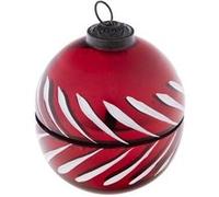 Bougie boule de Noël rouge 8 cm - Amadeus - Rouge - Cire Rouge G