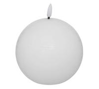 Bougie boule LED Molia D.10cm blanc - Atmosphera Créateur d'intérieur