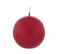 Bougie boule Noël Rouge 4 cm, 12 Bougies, Bougie Ronde