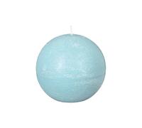 Bougie boule Rustic - Diam. 10 cm - Bleu