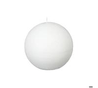 Comptoir des bougies - Bougie boule Rustic - Diam. 10 cm - Blanc Blanc G