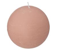Le Comptoir de la Bougie – Bougie boule Rustic 10 cm Rose clair