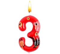 Bougie Bunny 3 Ans, Bougie Anniversaire Bunny, Décoration de Gâteau, Thème Bougies, Cake Topper, Garçons et Filles, Fournitures de Fête, Soirée Thème, Fête Mariage, Anniversaires Enfants