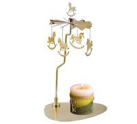 Bougie carrousel - bougeoir décoratif, carrousel rotatif | Lumière de bougie de Noël, [diverses décorations de bougie rotative modèle, décoration festive, étagère à bougie rotative
