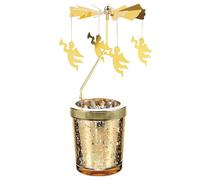Bougie Carrousel, Lampe à thé Rotative Tournante Bougie (Ange)