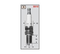 Bougie Champion RA4HCX OE052 OE052/T10 Buell 1200 XB12SS LIG. Long 2008-2016