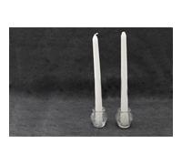 Bougie chandelier - Couleur - Blanc - Durée 6h - Intérieur - Mixte