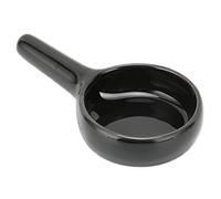 Bougie Chauffe-cire Chauffe-plat, Bougeoir de Remplacement en Forme de Petite Cuillère pour Brûleur à Huile Essentielle, Diffuseur D'aromathérapie, Brûleur D'encens Parfumé(le noir)