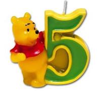 Procos 61063.05 Winnie l'Ourson Bougie N5 Multicolore