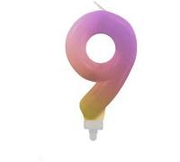 bougie chiffre 9 féerique pastel 9cm - générique 003bbc9 Rose G