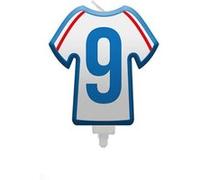 SV SURPRISEZ-VOUS - Bougie Chiffre 9 Maillot France Football 8CM