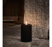 Bougie Cierge Noire TruGlow® à LED de 15 cm