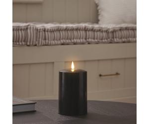 Bougie Cierge Noire TruGlow® à LED de 15 cm