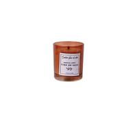 Bougie cire de soja senteur fleur de coton The Home Deco Factory Marron