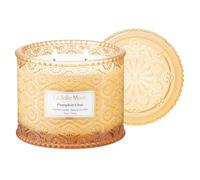 Bougie Citrouille LA JOLIE MUSE, 60 heures de combustion, Bougies d'automne parfumées pour la maison, Grandes bougies en soja à 2 mèches, Cadeaux de bougies pour femmes et hommes, 340g