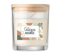 Bougie Collègue Adorée Chérie | Candle | Idée Cadeau Original Travail Départ Collègue Retraite Anniversaire Noël