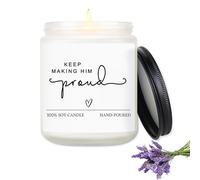 Bougie commémorative « Keep Making Him Proud », cadeau de deuil pour perte de papa, mari, père, grand-père, bougie de condoléances « Thinking of You », cadeau de condoléances, 99,2 g