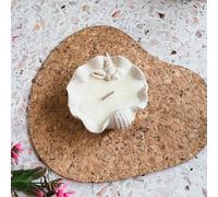 Bougie coquillage, monoï, 190 g