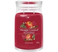 Yankee Candle Red Apple Wreath bougie en cire Cylindre Fruité Rouge 1 pièce(s)