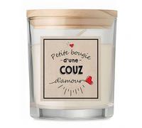 Bougie Couz d'amour | Candle | Idée Cadeau Cousine Original Anniversaire Fête Famille Amour Noël