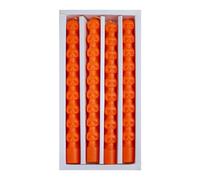 Bougie Crâne Longue Halloween, Cire Cône Gothique, 24.5cm, Lot de 4 | Forme Crâne, 3 Couleurs,Cire Premium, Déco Table Sombre,Bougeoir Compatible,Combustion Propre,Faible Fumée,Nettoyage Facile
