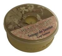 Bougie cup heart and home songe de Jasmin BEIGE G