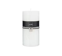 Bougie Cylindrique Déco Junina 20cm Blanc Blanc