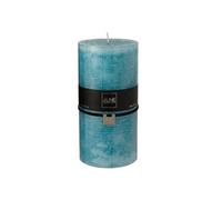 Bougie Cylindrique Déco Junina 20cm Bleu Azur Bleu