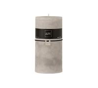 Bougie Cylindrique Déco Junina 20cm Gris Clair Gris