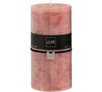 Bougie Cylindrique Déco "Junina" 20cm Terracotta G