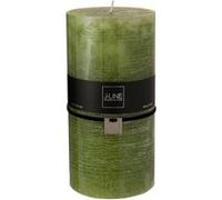 Bougie Cylindrique Déco Junina 20cm Vert Herbe