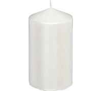 Bougie cylindrique, scintillante, 12 cm
