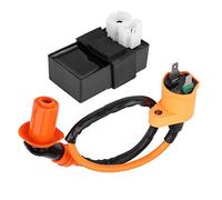 Bougie d’Allumage CDI,Fydun 6 Broches Boîte de CDI avec Bobine d'Allumage pour SYM Scooter GY6 Moteur