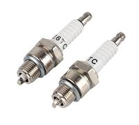 Bougie D’allumage E6TC Pour Moto PW50 PY50 Peewee 50 Pit Bike Conductivité Électrique Stable Bougie Moteur 2 Temps Composant En Céramique Et Acier Inoxydable Lot De 2 Pièces