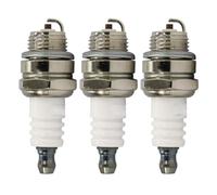 Bougie D’allumage L7t en Métal, Lot de 3 Pièces pour Petit Moteur | Pièces de Rechange pour Tondeuse à Gazon, Finition Argentée, Format Compact, Contrôle Thermique