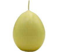 Bougie D'?uf Xxl De Qualité Supérieure, Bougie Décorative En Forme D'?uf, Bougie Décorative En Forme D'?uf, Bougie Décorative De Pâques En Jaune Pastel, L X L X H : 7 X 7 X 10 Cm.