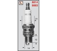 Bougie d'allumage CHAMPION L86C OEO37
