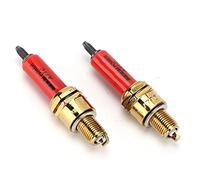 Bougie D'allumage Double Iridium, 2 Bougies D'allumage pour 50 Cc 90 Cc 110 Cc 125 Cc 140 Cc 150 Cc 160 Cc Pit Dirt Bike Moto ATV