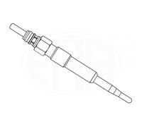 ERA Benelux Bougie d'allumage MDC067Q – 74240 N10 591 601 N10591608 9826 N10591604
