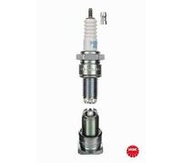 NGK Bougie d'allumage BPR5EKU (5685) — résistance 19 mm, long filetage Ø14 mm — Pack de 2