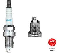 Bougie d'allumage NGK BKR6EP-13 Bougie d'allumage en platine antiparasitée, 19,0mm filetage long Ø 14,0mm Hex 16,0mm, écart entre les électrodes 1,30mm, valeur thermique 6, 2550