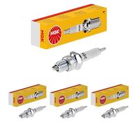 Bougie d'allumage NGK | Boîte jaune | D6HA, 6512 (Lot de 4)