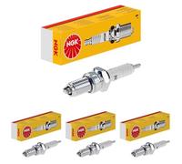 Bougie d'allumage NGK | Boîte jaune | D7EA, 7912 (Lot de 4)
