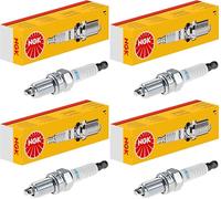 Bougie d'allumage NGK | Boîte jaune | DCPR9E, 2641 (Lot de 4)